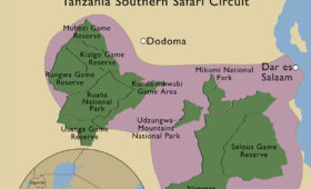 Tanzania-Safari-Map-Navigating-the-Northern-and-Southern-Circuits