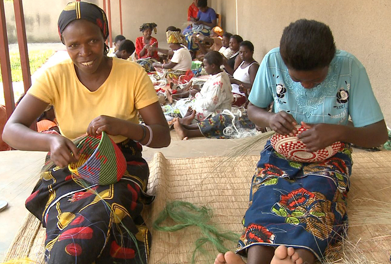 Learn Tanzanian Basket Weaving with Local Women