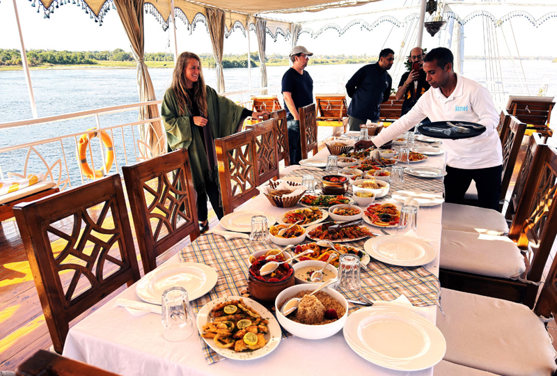 Nile River Cruises and Egyptian Food Experiences